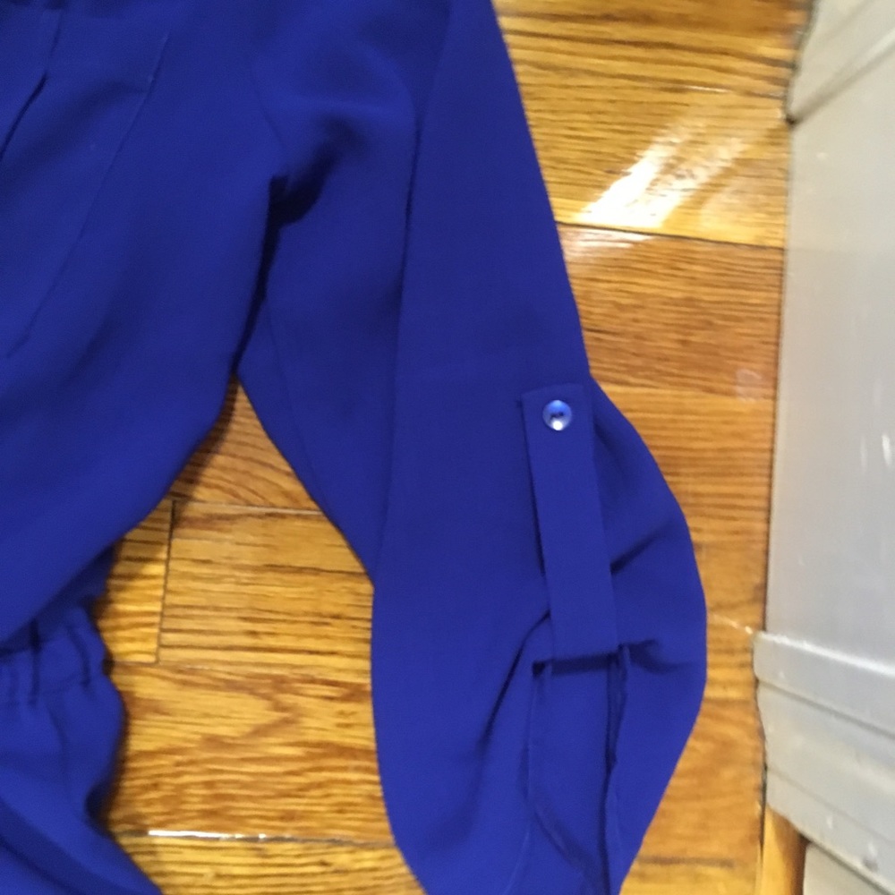 Blue button down dress - Picture 3 of 3
